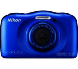 Nikon COOLPIX S33 Tough Digital Camera - Blue